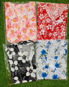Floral Print Tops - Set of 4