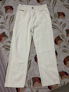 Urbanic High Waisted Beige Jeans