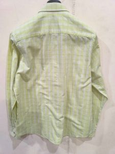 Peter England Yellow Checkered Shirt
