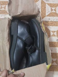 Girls Black School Shoes