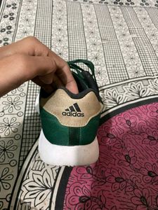 Adidas Green Running Shoes