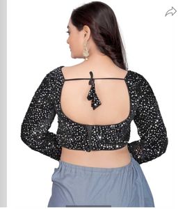 Sequined Stitched Blouse