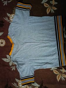 Striped Trim Tee