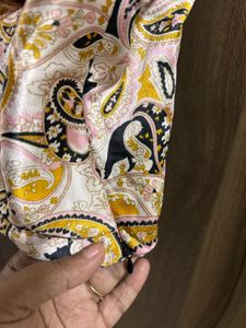 Paisley Cowl Neck Cami Top