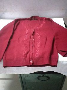 Red Colour Sweater