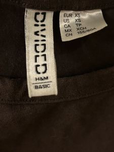 H&amp;M Brown Crop Top