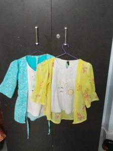 Girls' Top & Shrug Set