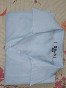 Blue Formal Cotton Shirt