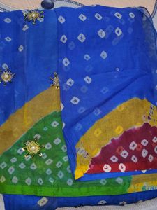 Elegant Blue Saree