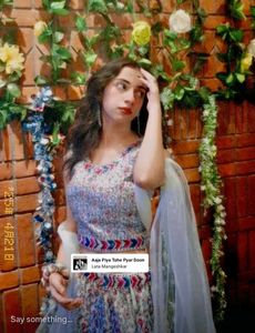 Floral Print Lehenga &amp; Choli Set
