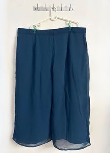 Teal Blue Embellished Co-ords Set | 4XL–5XL