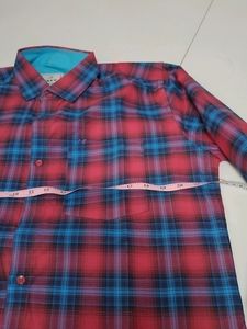 Red Blue Checked Shirt...