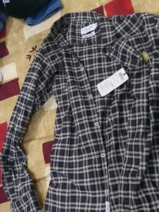 Plaid US Polo Assn. Shirt