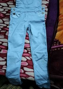 Cute Blue Denim Dungarees