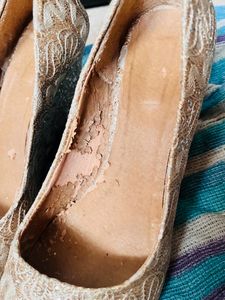 Beige Wedges
