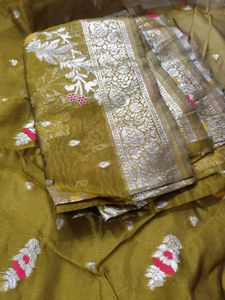 Chanderi Silk With Banarasi Work Suit Sale