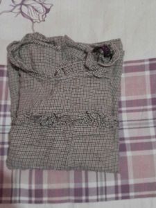 Ginger Check Top