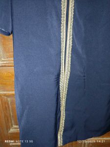Elegant Navy Blue Sherwani Jacket