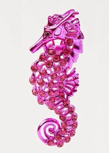 Seahorse metallic Glitter Earrings