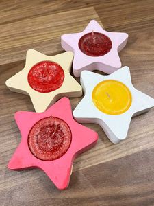 Star Candle Holders & Cented Candles