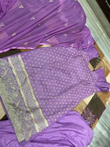 Partywear silk suit