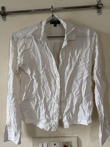 White Button-Down Top shirt