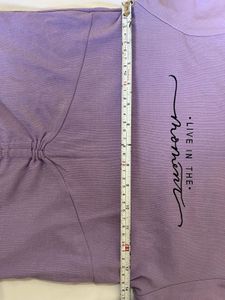 Purple &#34;Live in the Moment&#34; Top