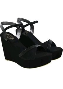 Shoetopia Black Heel Sandal