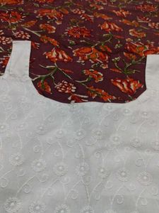 White Embroidered Dress