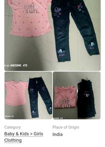 3 Combo Set Pink Embellished Top &amp; Pant