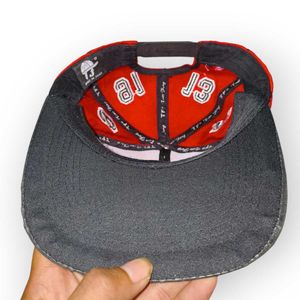 Vintage Red &#34;23-33&#34; Panel Cap | Pre-Loved