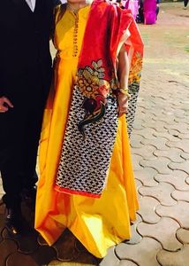 Womens Long Ethnic Gown With Dupatta