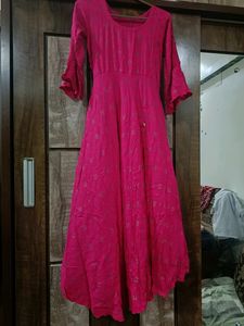 PURE RAYON LONG KURTA