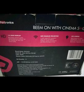 Portronics BEEM 200 Plus Multimedia LED Projector