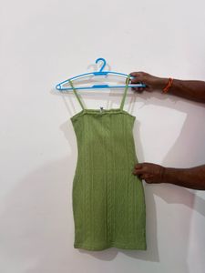 Green Bodycon Mini Dress