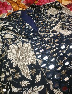 Mirror Work Long Kurti💎