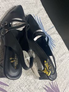 Planet Walk Black Heels