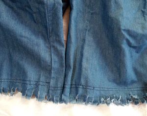 Korean Blue Y2k Trousers.