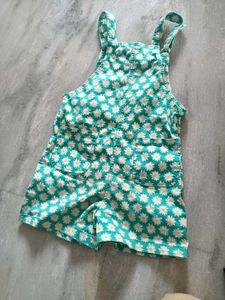 Daisy Print Dungaree