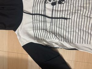 Panda Hoodie Crop Top