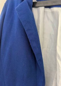 Bright blue Fitted Formal Blazer For Women