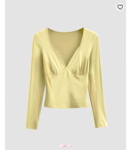 Long Sleeve V-Neck Top