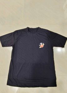 Graphic Print Black T-shirt