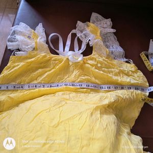 🇮🇳Never Worn Nighty !! Cuddly yellow