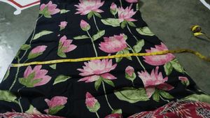 New Black Floral Kurta/Kurti Set