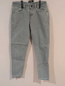 DJ&C Pastel/Olive Green Denim Jeans