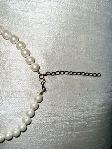 Pearl &amp; Rhinestone Statement Necklace