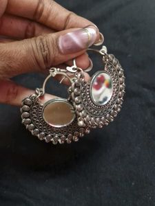 Silver Tone Necklace &amp; Earring Set