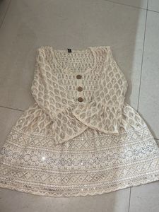 Embroidered Short Kurta