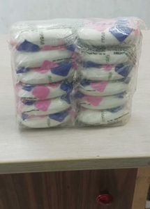 Pack of Pink White &amp; Green Soaps